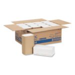 Pacific Blue® Single Fold Paper Towels, 1-Ply, White, 4000 Towels
