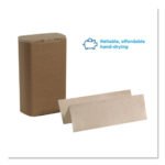 Pacific Blue® Multifold Paper Towels, 1-Ply, Brown, 4,000 Towels - Image 3