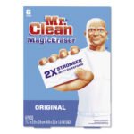 Mr. Clean Magic Eraser, 2.3 x 4.6, 1" Thick, White, 6/Pack, 6 Packs/Carton