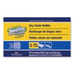 Swiffer Max/XL Dry Refill Cloths, 17.88 x 10, White, 16/Box, 6 Boxes/Carton - Image 2