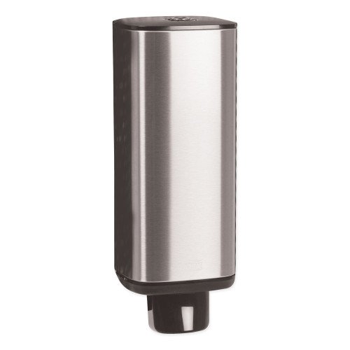 633259-500x500-0.jpg Tork Foam Skincare Manual Dispenser, 1 L Bottle; 33 oz Bottle, 4.25 x 4.25 x 11.38, Stainless Steel - Image 3