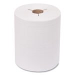 Tork® Hardwound Roll Paper Towels, 1-Ply, White, 450-ft., 12 Rolls - Image 2