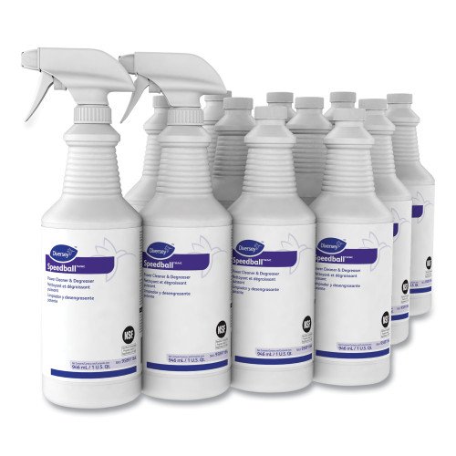 707684-500x500-0.jpg Diversey Speedball Heavy-Duty Cleaner, Citrus, Liquid, 1qt. Spray Bottle, 12/CT - Image 3
