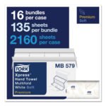 Tork® Soft Xpress Multifold Hand Towels, 2-Ply, White, 2160 Towels - Image 2