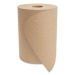 10 Inch Roll Towels, 1-Ply, 10" x 800 ft, Kraft, 6 Rolls/Carton - Image 2
