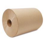 10 Inch Roll Towels, 1-Ply, 10" x 800 ft, Kraft, 6 Rolls/Carton - Image 3