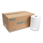 Morcon® Hardwound Paper Towels, White, 1-Ply, 800-ft., 6 Rolls