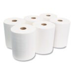 Morcon Paper 10 Inch TAD Roll Towels, 1-Ply, 10" x 700 ft, White, 6 Rolls/Carton - Image 4