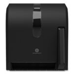 Georgia Pacific Professional Hygienic Push-Paddle Roll Towel Dispenser, 13 x 10 x 14.4, Black