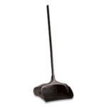 Rubbermaid Commercial Lobby Pro Upright Dustpan with Wheels, 12.5w x 37h, Polypropylene with Vinyl Coat, Black - Image 4
