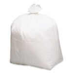 Earthsense Linear-Low-Density Recycled Tall Kitchen Bags, Open-Face, 13 gal, 24" x 33", White, 15 Bags/Roll, 10 Rolls/Box - Image 3
