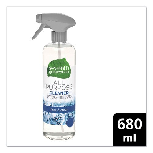 720657-500x500-0.jpg Seventh Generation Natural All-Purpose Cleaner, Free and Clear/Unscented, 23 oz Trigger Spray Bottle - Image 3
