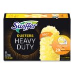Swiffer Heavy Duty Dusters Refill, Dust Lock Fiber, Yellow, 6/Box, 4 Boxes/Carton - Image 2