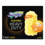 Swiffer Heavy Duty Dusters Refill, Dust Lock Fiber, 2" x 6", Yellow, 33/Carton - Image 2