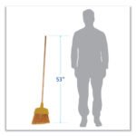 Boardwalk® 932A Angler Broom, 13" Wide, Plastic Bristles, 12 Brooms - Image 3