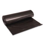Boardwalk® 45 Gallon Black Garbage Bags, 40x46, 1.6mil, 100 Bags, BWK521