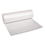 Boardwalk® 45 Gallon Clear Garbage Bags, 40x46, 1.4mil, 100 Bags, BWK535