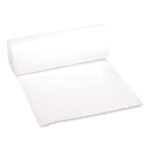 Boardwalk Low-Density Waste Can Liners, 16 gal, 0.4 mil, 24" x 32", White, Perforated Roll, 25 Bags/Roll, 20 Rolls/Carton - Image 3