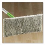 Swiffer Sweeper Mop, 10 x 4.8 White Cloth Head, 46" Green/Silver Aluminum/Plastic Handle - Image 4