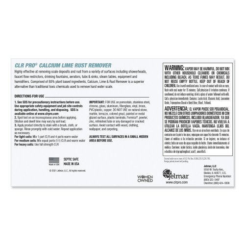 729550-500x500-0.jpg CLR PRO Calcium, Lime and Rust Remover, 1 gal Bottle - Image 3