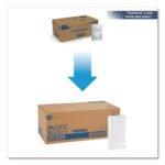 Pacific Blue™ Multifold Paper Towels, 1-Ply, White, 4000 Towels - Image 2