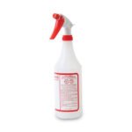 Boardwalk® Trigger Spray Bottle, 32 oz, Clear/Red, HDPE, 3/Pack - Image 4