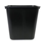 Boardwalk® Soft-Sided Wastebasket, 28-qt, Black - Image 2