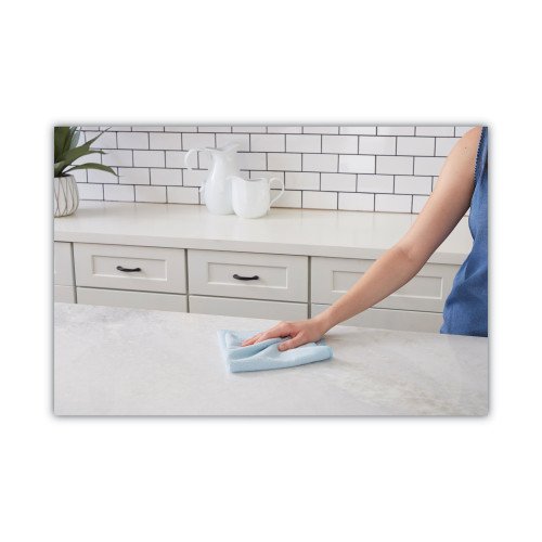 748153-500x500-0.jpg Boardwalk® Microfiber Cleaning Cloths, Blue, 24 Cloths - Image 3