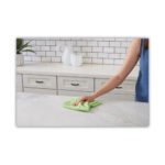 Boardwalk® Microfiber Cleaning Cloths, Green, 24 Cloths - Image 3