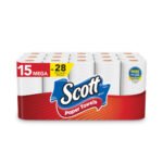 Scott Choose-A-Sheet Mega Kitchen Roll Paper Towels, 1-Ply, 7.31 x 11, White, 100/Roll, 15 Rolls Carton - Image 3