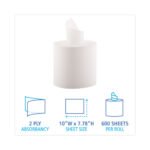 Boardwalk® Center-Pull Paper Hand Towels, 2-Ply, 500-ft., 6 Rolls - Image 2