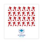 Boardwalk® Trigger Sprayer 250 for 32 oz. Bottle, Red/White, 24 Sprayers - Image 4