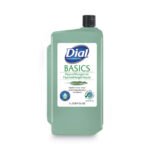 Dial Basics MP Free Liquid Hand Soap Refill, Unscented, 1 L, 8/Carton