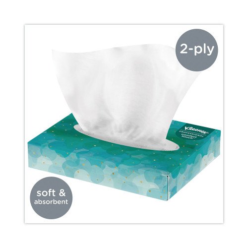 755655-500x500-0.jpg Kleenex White Facial Tissue Junior Pack, 2-Ply, 48 Sheets/Box, 64 Boxes/Carton - Image 3