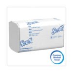 Scott Slimfold Towels, 1-Ply, 7.5 x 11.6, White, 90/Pack, 24 Packs/Carton - Image 4