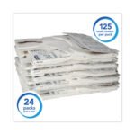 Scott Personal Seats Sanitary Toilet Seat Covers, 15 x 18, White, 125/Pack, 24 Packs/Carton - Image 2