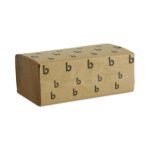 Boardwalk® Single Fold Paper Towels, 1-Ply, Brown, 4000 Towels - Image 2