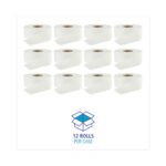 Boardwalk® Jumbo Roll Toilet Paper, 2-Ply, 525-ft. Roll, 12 Rolls - Image 3