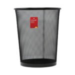 Universal Mesh Wastebasket, 18 qt, Steel Mesh, Black - Image 2