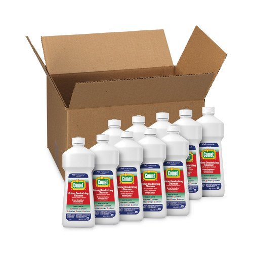 764199-500x500-0.jpg Comet Creme Deodorizing Cleanser, 32 oz Bottle, 10/Carton - Image 3