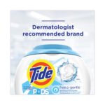 Tide® Pods Laundry Detergent, Unscented, 81 Pods, 4 Tubs - Image 3
