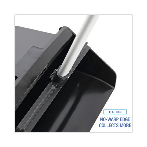 776558-500x500-0.jpg Boardwalk® Lobby Dust Pan, Plastic/Aluminum, Black/Silver, Each - Image 4