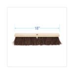 Boardwalk® Floor Brush Head, 3-1/4" Natural Palmyra Fiber, 18" - Image 2