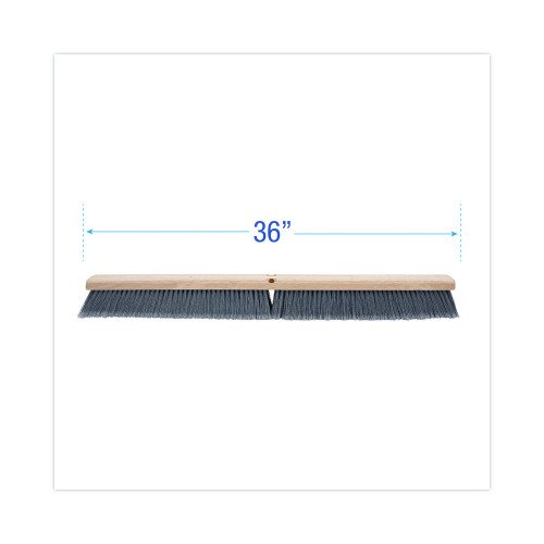 776673-500x500-0.jpg Boardwalk® Floor Brush Head, 3" Gray Flagged Plastic, 36" - Image 3