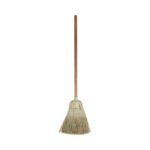 Boardwalk® Corn/Fiber Warehouse Brooms, 60", Gray/Natural, 6/Carton