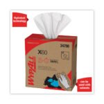 WypAll General Clean X60 Cloths, POP-UP Box, 8.34 x 16.8, White, 118/Box, 10 Boxes/Carton - Image 4