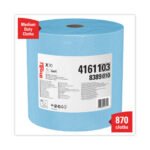 WypAll X70 Cloths, Jumbo Roll, 12.4 x 12.2, Blue, 870/Roll - Image 4