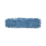 Boardwalk® Dust Mop Head, Cotton/Synthetic, 36 x 5, Looped-End, Blue