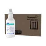 Diversey Crew Clinging Toilet Bowl Cleaner, Floral Scent, Liquid, 1 qt. Bottle, 12/CT - Image 2