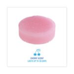 Boardwalk® Urinal Para Deodorizer Blocks, Cherry Scent, Red, 12/BX - Image 4